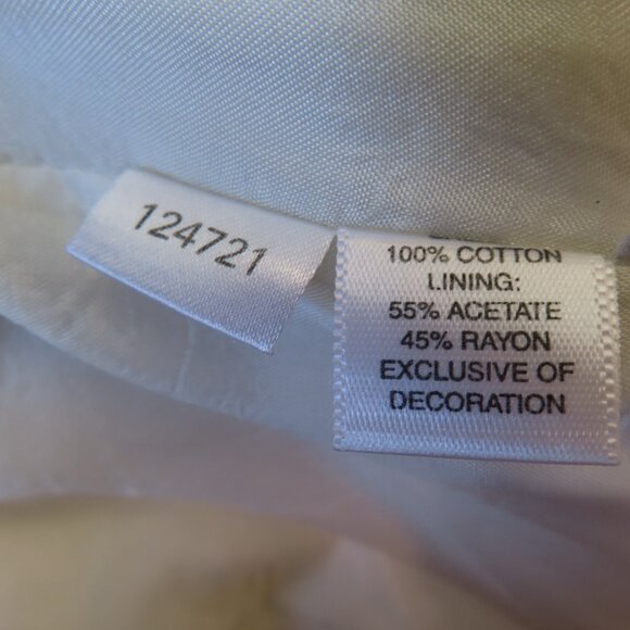 Ann Taylor Petites Light Yellow 3/4 sleeve cotton summer jacket, size 10 - Picture 3 of 14